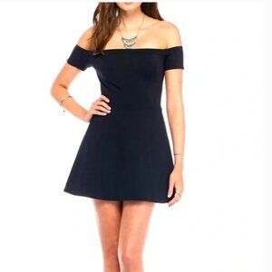 Free People Off the Shoulder Mambo Mini 90s Y2K vibe Dress (.02-019)